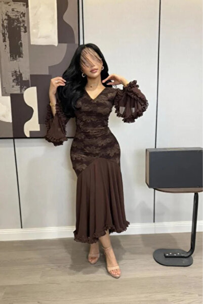 narvenia Autumn Tree Midi Dress