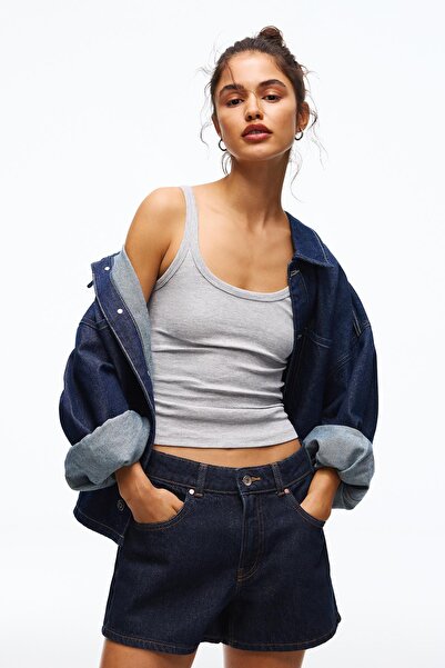 Bershka 90’lar denim şort