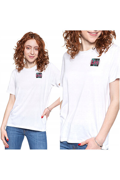 Lee Tricou Dama, Lee, Croi Relaxat, 100% Bumbac, Regular Fit, Print, Marime M...