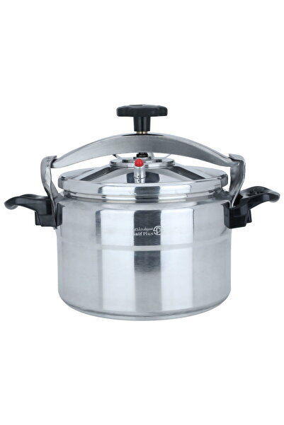 Generic Alsaif Plus Aluminum Pressure Cooker, 9 Liter - Silver