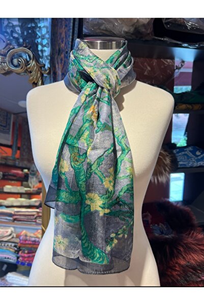 Dervişan İpekçilik %100 Saf İpek Fular El Baskısı Sanat Serisi