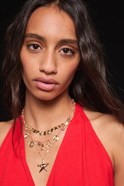 Bershka 3’lü denizci kolye seti