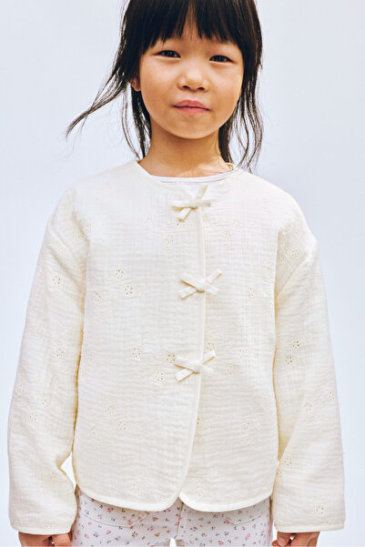 H&M Fiyonk Detaylı Muslin Ceket