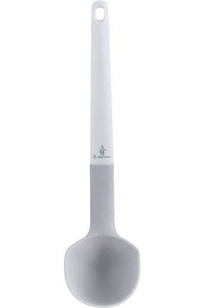 Generic ملعقة تقليب طعام سيليكون من معرض السيف، 33 × 8 سم - رمادي فاتح