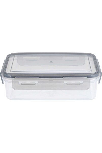 Generic Al Saif Gallery Plastic Food Container with Lid, 1 Liter, 20x14x6 cm,...