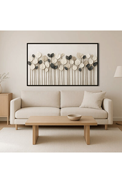 designadv Modern canvas art - black frame