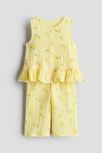 H&M 2 Parçalı Gofre Set