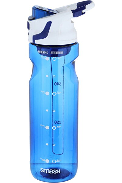 Generic زجاجة بلاستيكية من معرض السيف، 750 مل، مع مصفاة - أزرق شفاف