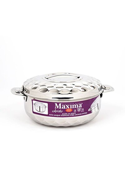 Generic Al Saif Gallery Steel Food Container, 2.5 Liters - Silver