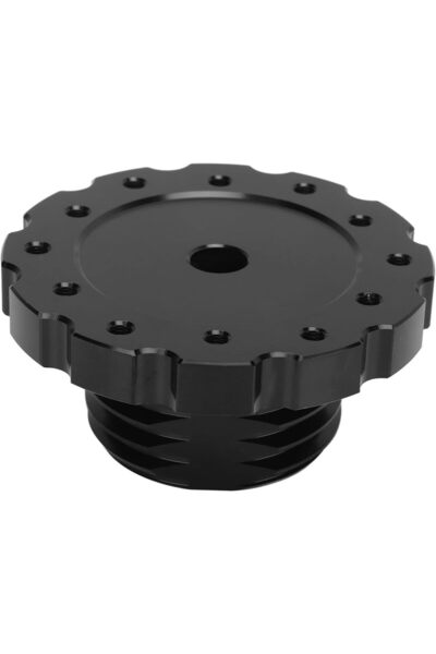 Generic محول عجلة القيادة من سبائك الألومنيوم، قطر دائرة البراغي 73 مم، أسود ...