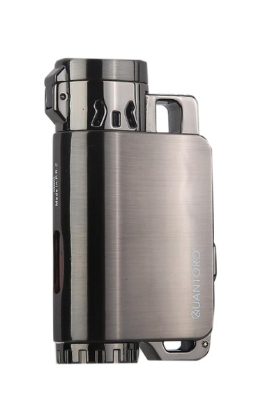Quantoro 3 Torch Pürmüz Gunmetal Metal Puro Çakmağı