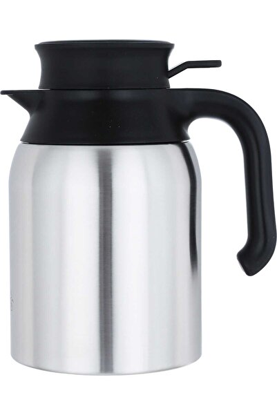 Generic Jaguar Asteel Al Saif Gallery thermos, 1.2 Liter, Squeeze - Silver