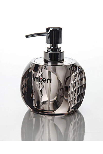 MİEN MEN 1549 Akrilik Gri Şeffaf Sıvı Sabunluk 15x8x8 cm