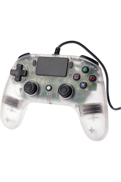 Generic وحدة تحكم بأسلاك لجهاز بلاي ستيشن 4 من كي غيمنغ، لون أبيض