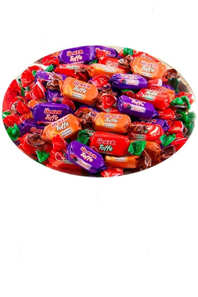 Ülker Toffe Holiday Candy (Caramel, Watermelon, Blackberry and Raspberry Flav...