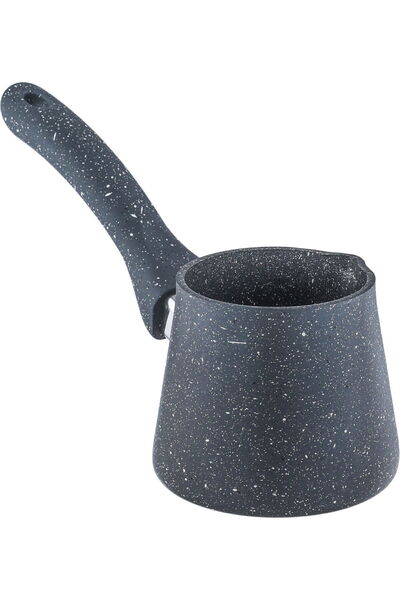 Generic Pyramid Granite Hashever Coffee Pot, 0.35 L, Plastic Handle - Grey