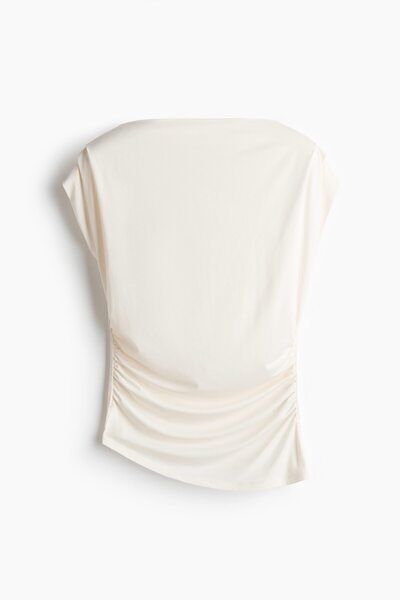 H&M Drapeli ve Kayık Yakalı Üst