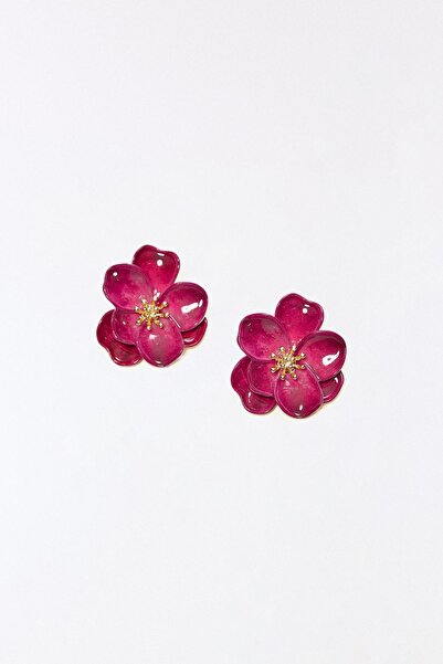 Bershka Çiçek küpe