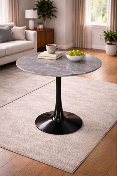 DEC22 Round cafe table with a touch of luxury