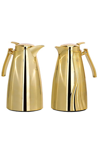 Generic طقم ترمس كارما من معرض السيف، سعة لتر واحد، قطعتان، غلاف داخلي من الز...