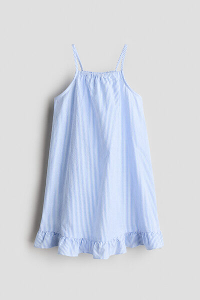 H&M Farbalalı ve Askılı Elbise