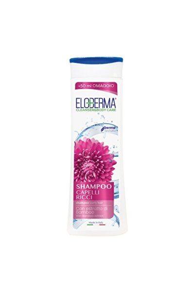 Eloderma Șampon pentru păr creț cu extract de bambus , 300 ml