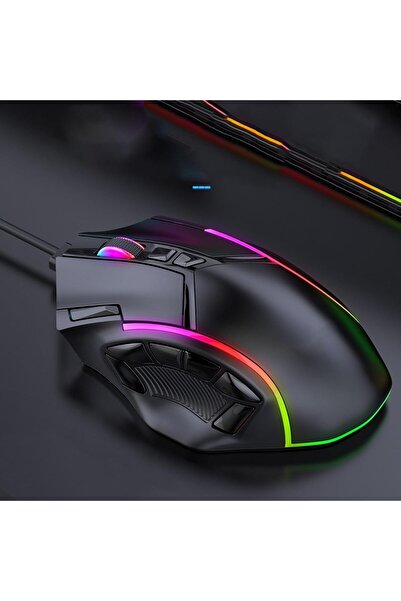 Generic ماوس ألعاب، ماوس عالي الدقة، 12800 نقطة في البوصة، إضاءة RGB، أزرار ق...