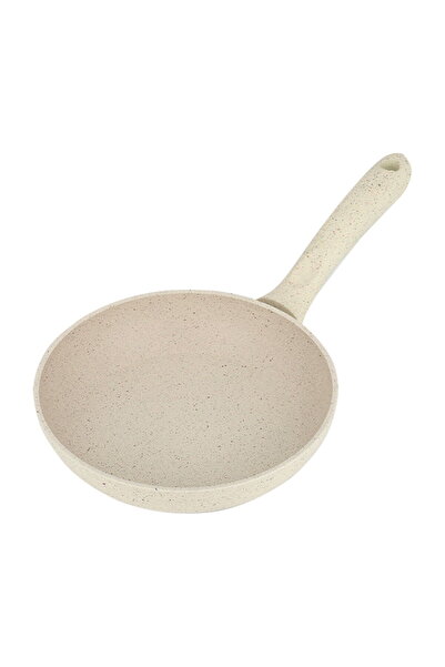 Generic Hascover Granite Frying Pan, 18 cm - Beige