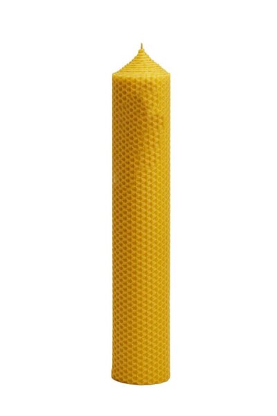 PRICHINDEL Lumânare tip fagure, ceară, galbenă, 30 cm