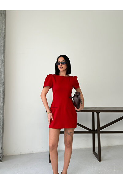 Eztila Zr Model Short Sleeve Stylish Mini Dress