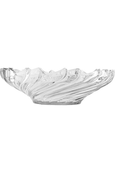 Generic Saif Plus 4 Twist Glass Plate, 30x30x8 cm - Clear
