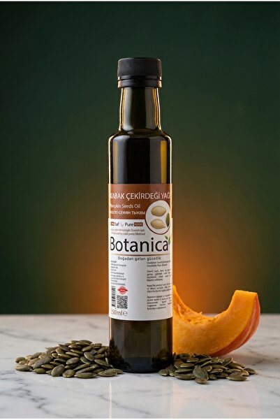 botanica %100 Saf Kabak Çekirdeği Yağı Soğuk Sıkım Besleyici Doğal Bitkisel E...