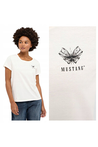 Mustang Tricou Dama, Mustang, Alma, Regular Fit, Maneci Scurti, Bumbac, Marim...