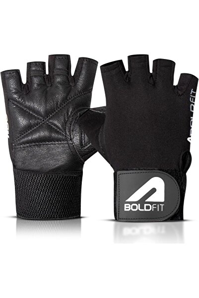 BOLDFIT Gym Gloves with Wrist Support for Weightlifting, Training & Cycling -...