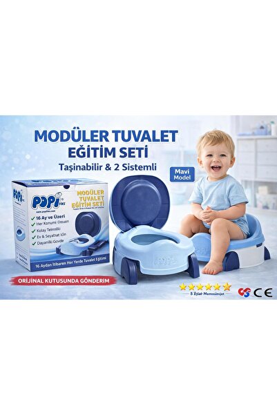 Minion Erkek Çocuğu Tuvalet Eğitim Seti Taşıma Çantalı