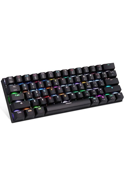 Generic Motospeed Wired/Wireless Bluetooth Mechanical Gaming Keyboard CK62 60...
