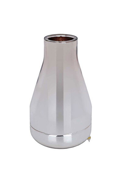 Generic ترمس زجاجي من معرض السيف، سعة 1 لتر، مزود بمنظم حرارة داخلي - فضي