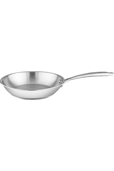 Generic مقلاة سيف من الفولاذ المقاوم للصدأ، 24 سم - فضي