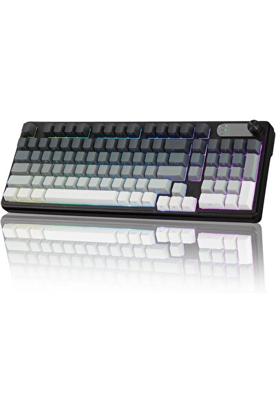 Generic Gaming Keyboard, 95% RBG Backlit Wired Keyboard, 98 Keys Quite Keyboa...