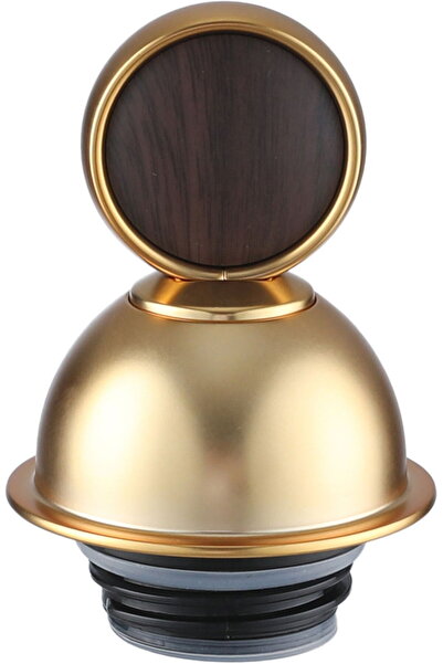 Generic غطاء ترمس ثيرسا البلاستيكي من سيف جاليري - ذهبي