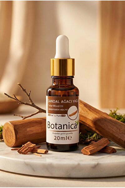botanica %100 Saf Sandal Ağacı Yağı Kırışıklık Karşıtı Yüz Bakımı Doğal Uçucu...
