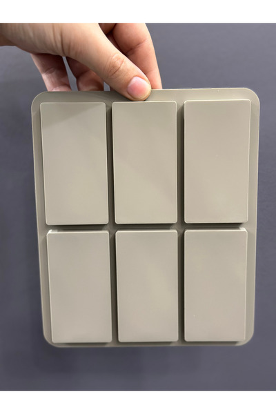 Adana Pasta Malzemeleri Bt-278 Frame Silicone Mold 6 Pieces Rectangular 16 X ...