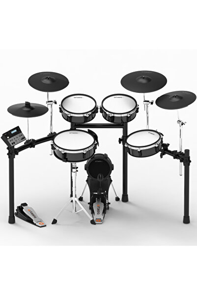 Artesia Legacy A250-BMS Black Metallic Stripe Dijital Davul Seti