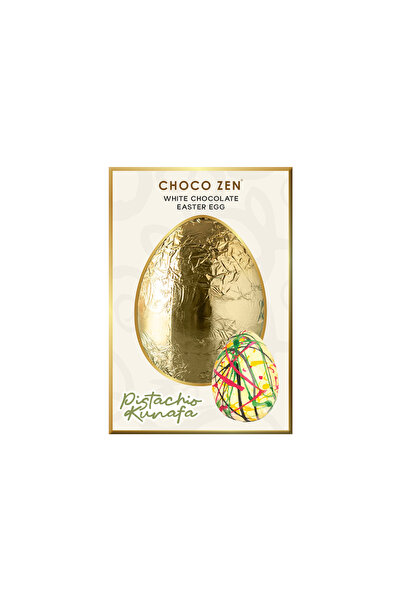 Choco Zen Dubai Chocolate (260g) Pistachio Kunafa White Easter Egg, Dubai Cho...