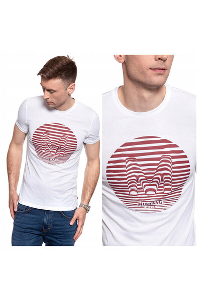 Mustang Tricou Barbati, Aaron C Print M