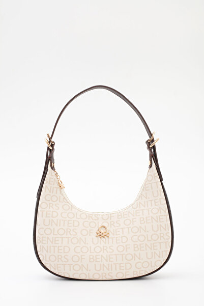 United Colors of Benetton Women's Shoulder Bag Beige-Brown Bnt1774