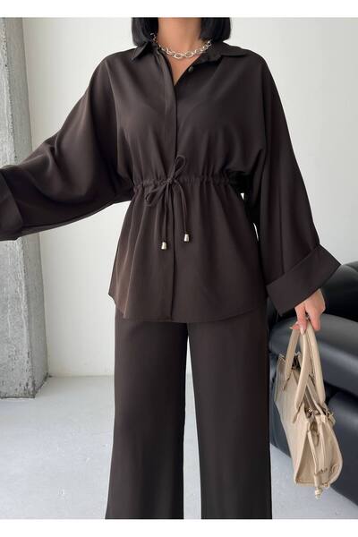 Lamierra Double Set with Waist Drawstring Detail