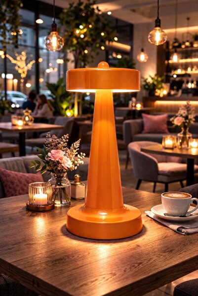 MİLA AYDINLATMA DOME PİLLİ AÇ KAPA ABAJUR CAFE RESTAURANT OTEL SALON YEMEKMAS...