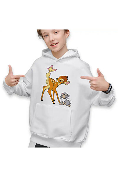 OEM Hanorac Copii Baieti Bambi Fluturas Thumper Coada Iepure