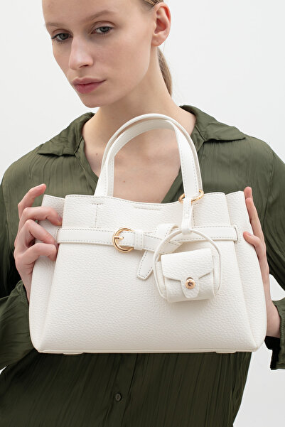 Matthew Cox حقيبة كتف نسائية بيضاء BYN2456